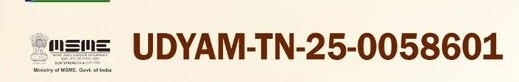 MSME UDYAM-TN-25-0058601
