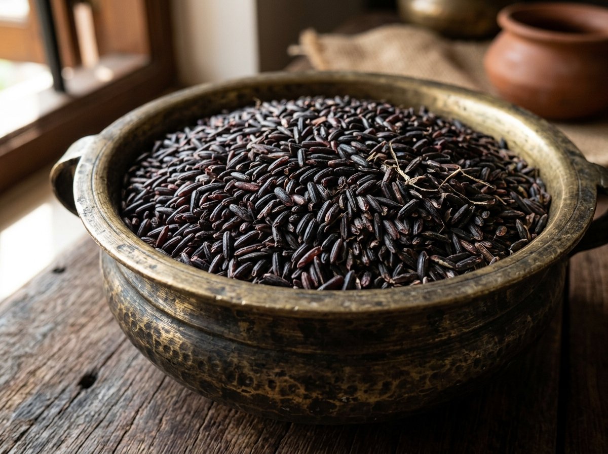 Karuppu Kavuni Rice Closeup
